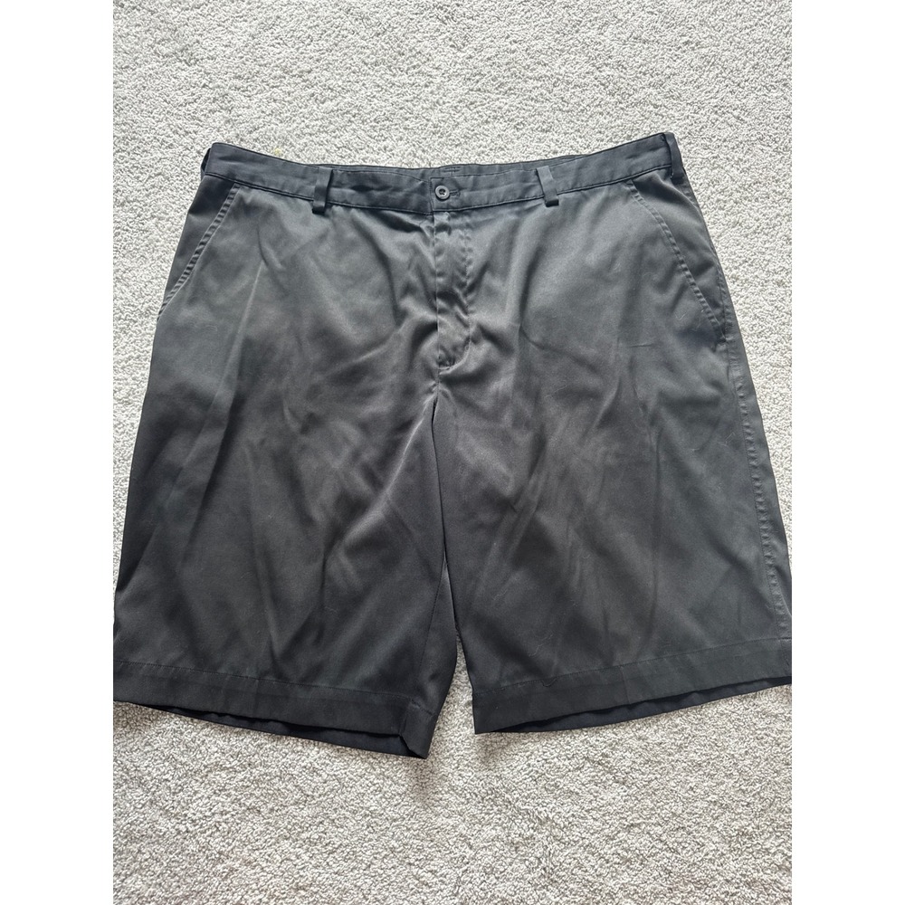 Nike Golf Dri-FIT Mens Black Flat Front Performance Golf Shorts Size 38